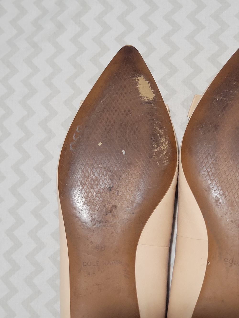 Cole Haan Blush Bow Pointed-Toe Flats Sz 9B - Picture 11 of 16